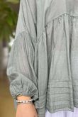 Made in Italy Sa Caleta Cotton Artist Smock Khaki